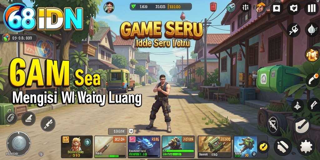 Tampilan gameplay 68IDN yang menarik dan santai.
