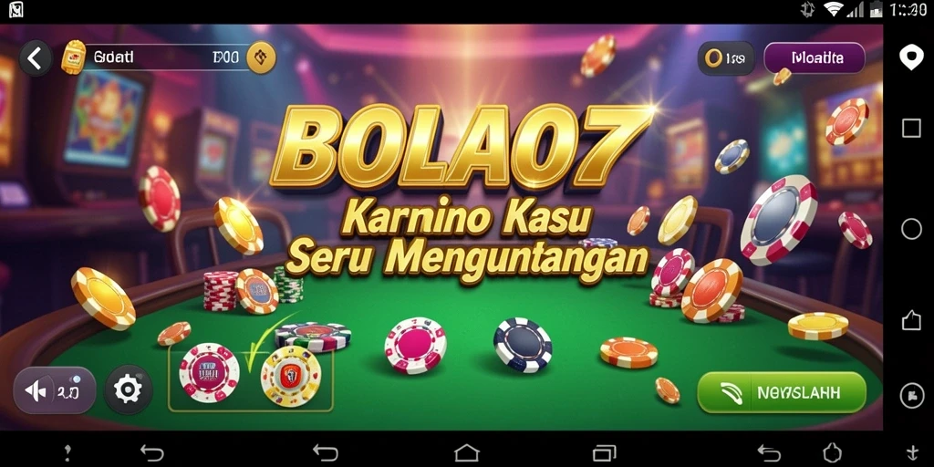Gameplay mendebarkan dari aplikasi kasino BOLA07 yang penuh aksi.
