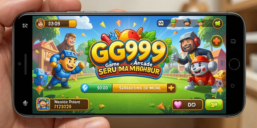 Tangkapan layar menampilkan gameplay seru dari GG999 dengan aksi yang intens.