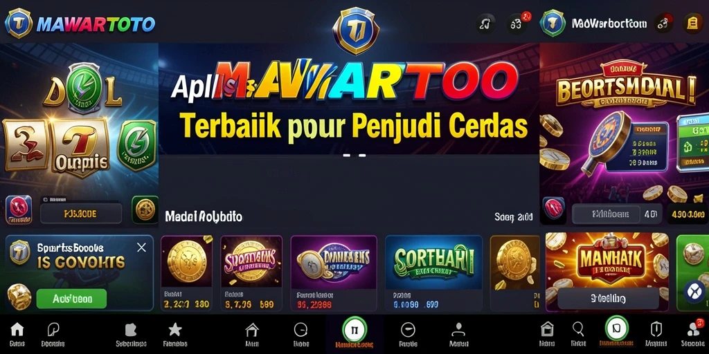 Screenshot gameplay MAWARTOTO menunjukkan taruhan olahraga yang menarik.