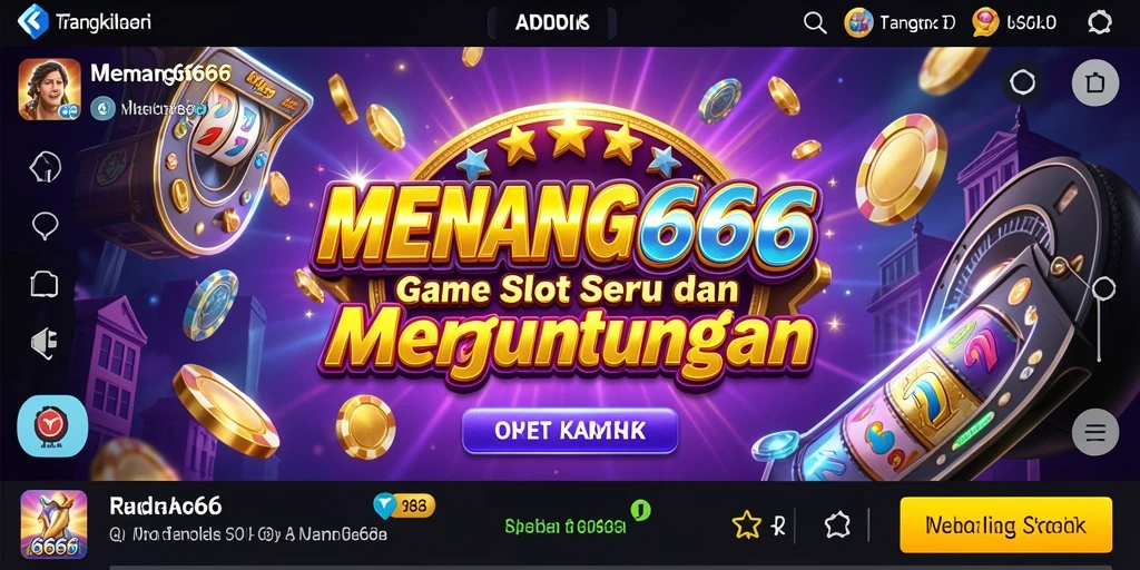 Tangkap momen seru saat bermain Slot di MENANG666.