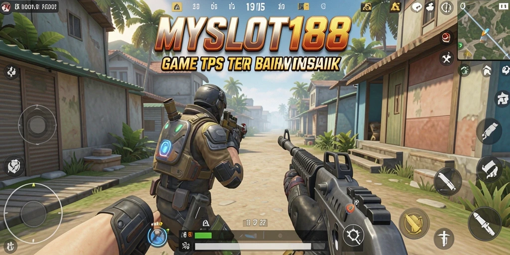 Screenshot gameplay MYSLOT188 menampilkan aksi seru dalam TPS.