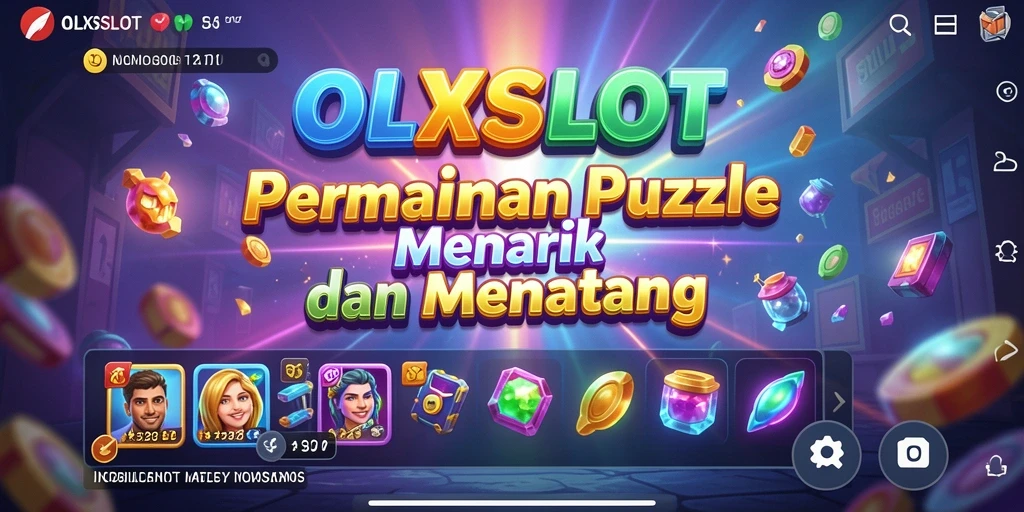 Screenshot OLXSLOT menampilkan gameplay puzzle yang seru dan menarik.