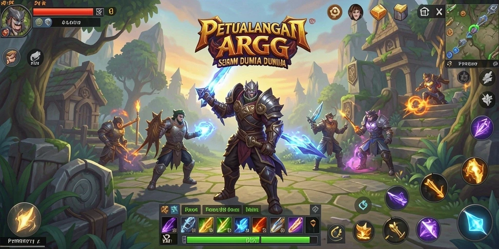 Tampilan gameplay PPRRYY yang penuh aksi dan petualangan.