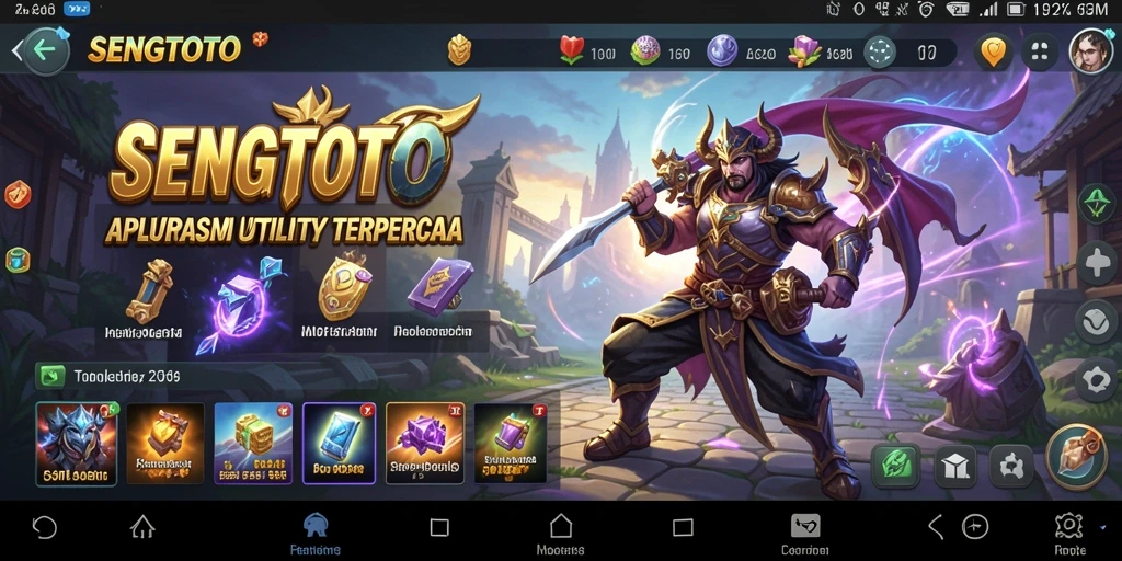 Tampilan antarmuka SENGTOTO yang sederhana dan fungsional.