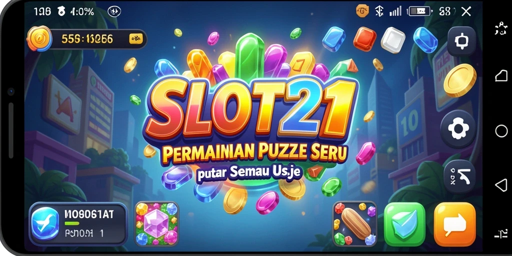 Tampilan gameplay SLOT21 dengan tantangan Puzzle menarik.